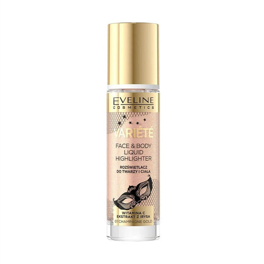 Eveline Variete Face & Body Liquid Highlighter - 01 Champagne Gold