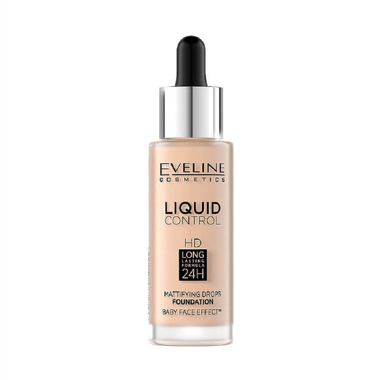 Eveline Liquid Control Mattifying Drops Foundation - 25 Light Rose