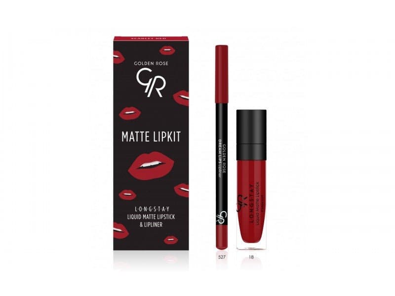 Golden Rose Matte LipKit Set Liquid matte & Dream Lip Liner - Premium  from Golden Rose - Just Rs 3090! Shop now at Cozmetica