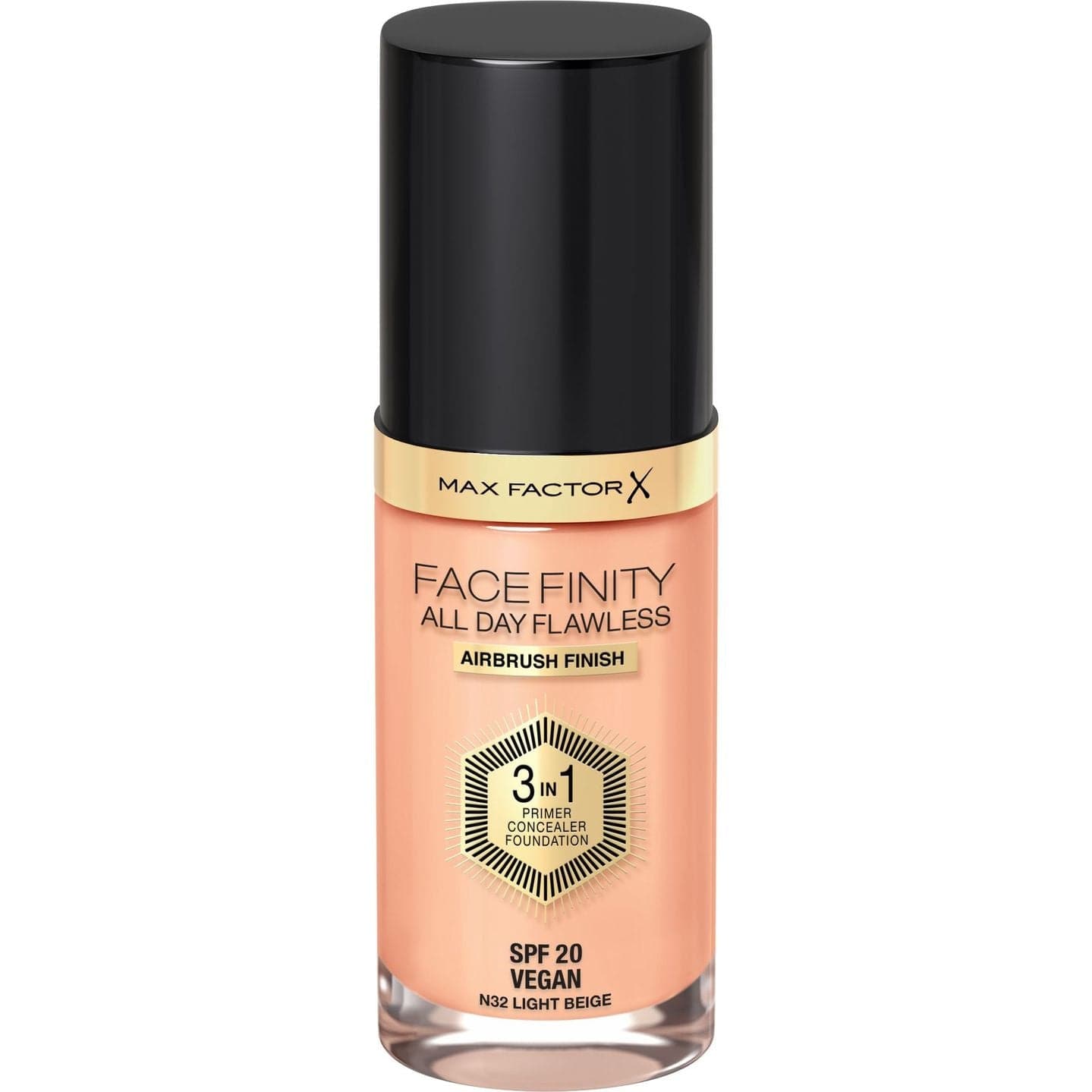 Facefinity All Day Flawless 3 In 1 Foundation - 32 Light Beige
